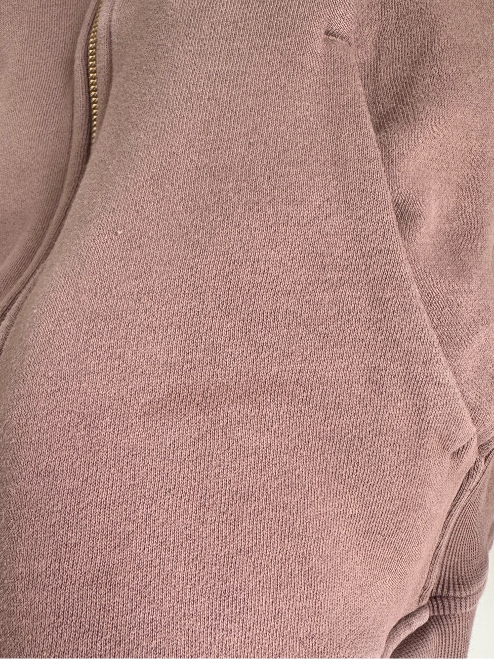 Lululemon Light Cotton Terry Scuba Full Zip Hoodie 8 Taupetastic Gold W4AWMS - Picture 9 of 15